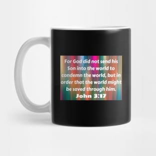 Bible Verse John 3:17 Mug